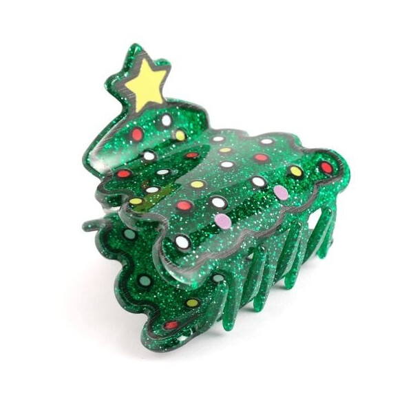 Red Cuckoo Haarklammer Christmas Tree