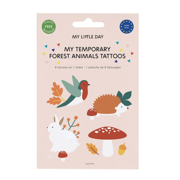 My Little Day Tattoos Forest Animals