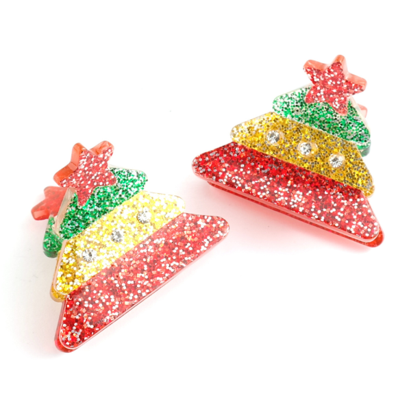 Rex London Haarspangen Christbaum 2er Set