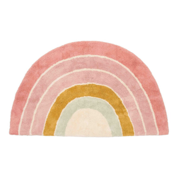 Little Dutch Teppich Regenbogen pink antirutsch 80 x 130 cm