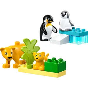LEGO Duplo Wildtier-Familien: Pinguine und Löwe 10442