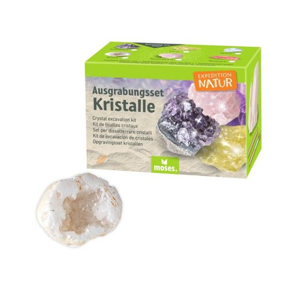 Moses Verlag Expedition Natur Ausgrabungsset Kristall