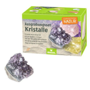 Moses Verlag Expedition Natur Ausgrabungsset Kristall
