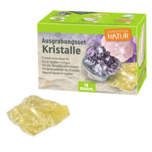 Moses Verlag Expedition Natur Ausgrabungsset Kristall