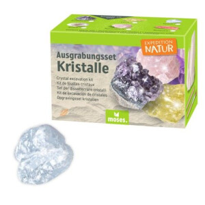 Moses Verlag Expedition Natur Ausgrabungsset Kristall
