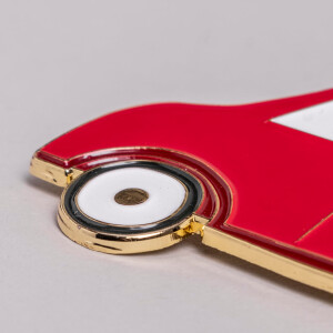 Eulenschnitt Baumschmuck Weihnachtsauto