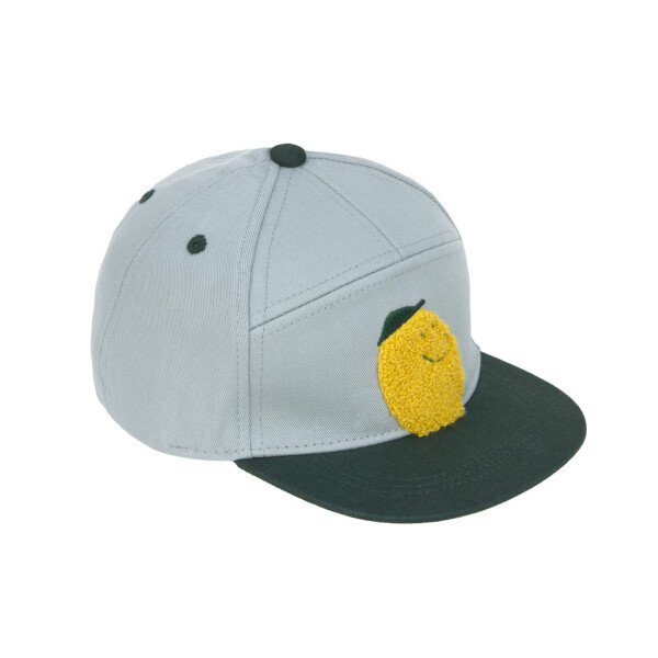 Lässig Kinder Cap - Little Gang Zitrone blau