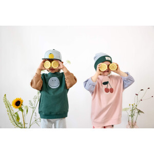 Lässig Kinder Cap - Little Gang Zitrone blau