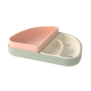 Lässig Kinder Menüteller Set Silikon