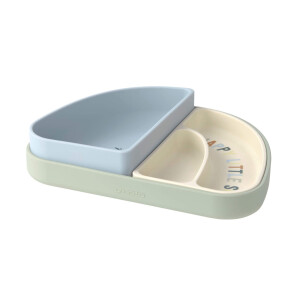 Lässig Kinder Menüteller Set Silikon