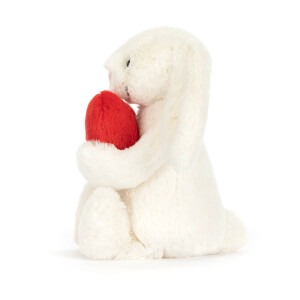 Jellycat London Kuschelhase Bashful Bunny Original mit Herz