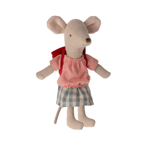 Maileg Dreiradmaus, Große Schwester - Rot