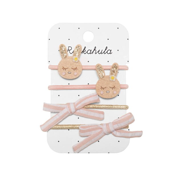 Rockahula Haargummiset 4 Stück Stripy Bunny