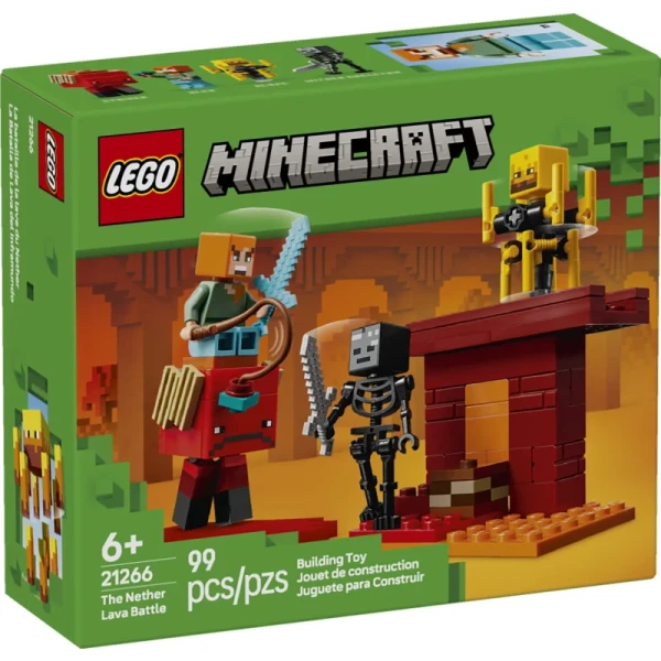 LEGO Minecraft Das Lava-Duell im Nether 21266
