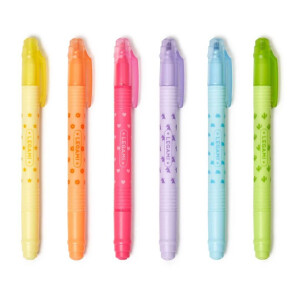 Legami Magic Highlighter 6er Set - Löschbare Textmarker