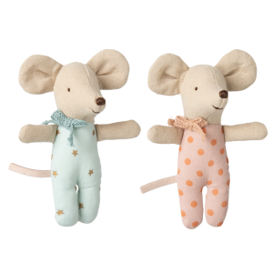 Maileg Zwillinge, Babymäuse in Streichholzschachtel