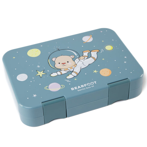 Bearfoot Bento Box M Bär Space Lunchbox mit herausnehmbaren Einsätzen