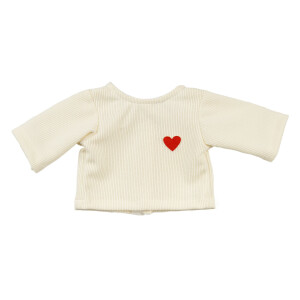 Heless Puppen-Kordhose "Herz-Konfetti" mit T-Shirt und Nickituch