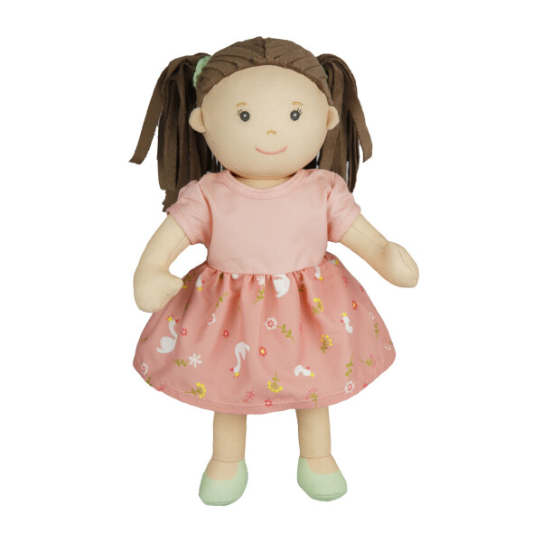 Heless Stoffpuppe Lucie mit Outfit zum An- und Ausziehen, 32 cm