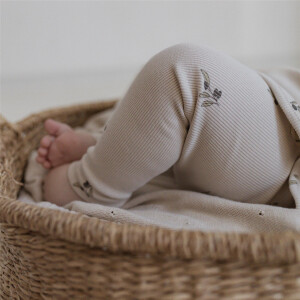 Cosyroots Leggings Rib Tiny Olives