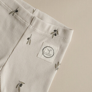 Cosyroots Leggings Rib Tiny Olives