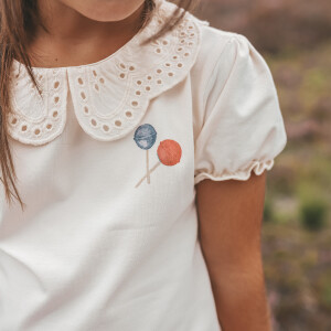 Your Wishes Lollipop Puff Sleeve Shirt