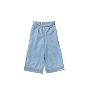 Your Wishes Slub Denim Wide Leg Pants