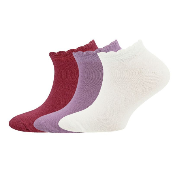 Ewers Sneaker Socken 3er Pack Mäusezähnchenrand
