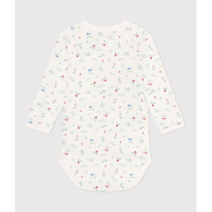 Petit Bateau Wickelbody langarm Blümchen