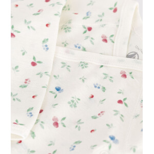 Petit Bateau Wickelbody langarm Blümchen