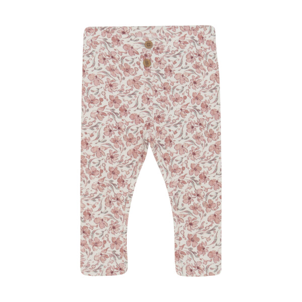 En Fant Leggings gerippt Blumen