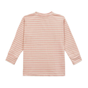 Lässig Longsleeve gerippt Cherry Bio