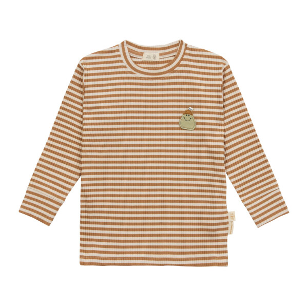 Lässig Longsleeve gerippt Pear Bio