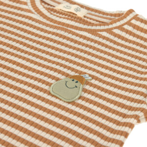 Lässig Longsleeve gerippt Pear Bio