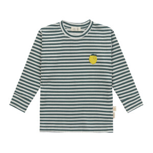 Lässig Longsleeve gerippt Lemon Bio
