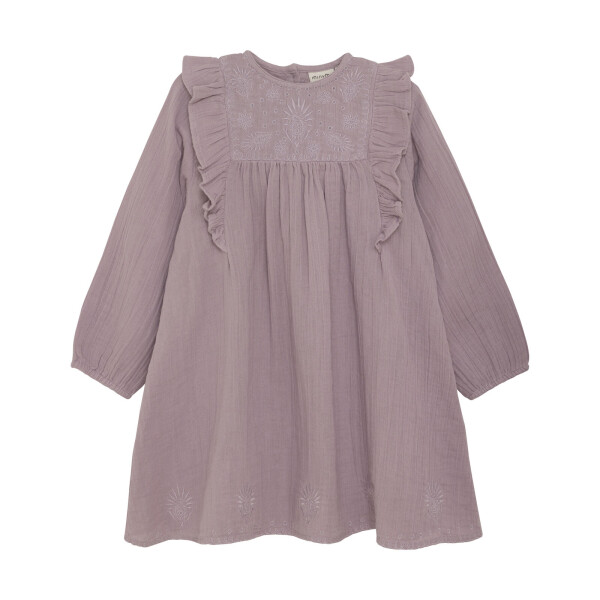 Minymo Kleid LS mit Stickerei