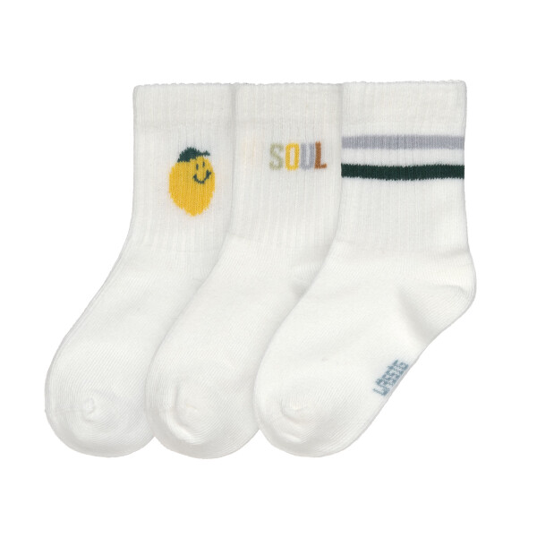 Lässig Tennissocken Kinder 3er-Set - Little Gang Zitrone