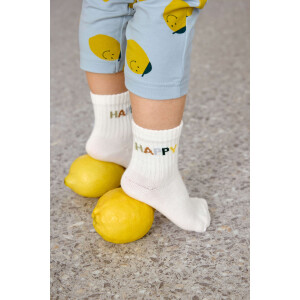 Lässig Tennissocken Kinder 3er-Set - Little Gang Zitrone