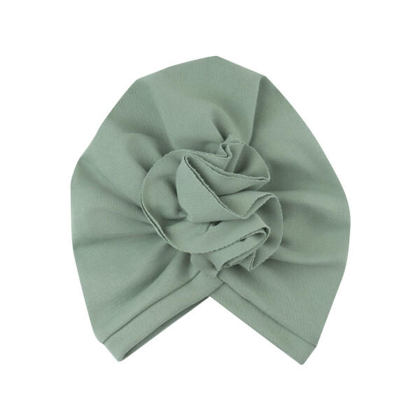 Wooly Organic Turbanmütze Ruffle