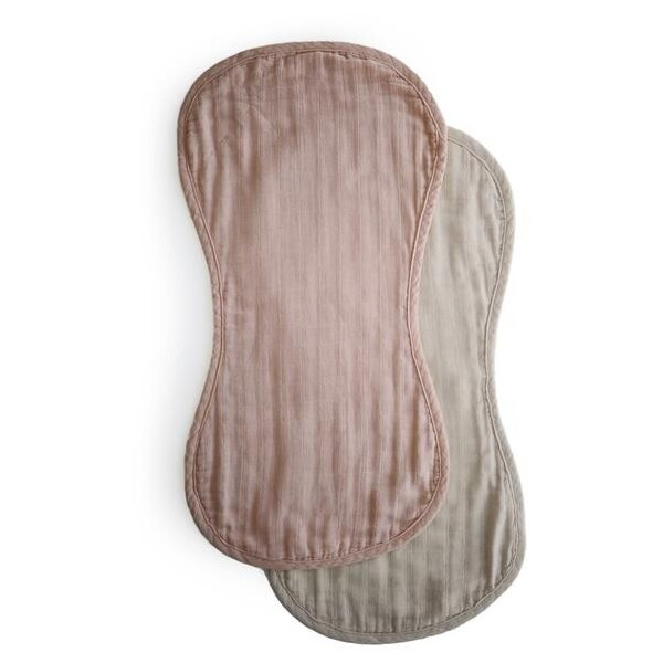Mushie Spucktuch 2er Set aus Biomusselin