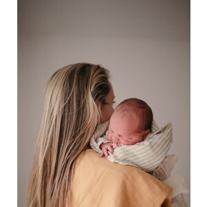 Mushie Spucktuch 2er Set aus Biomusselin