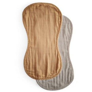 Mushie Spucktuch 2er Set aus Biomusselin