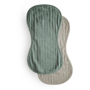 Mushie Spucktuch 2er Set aus Biomusselin