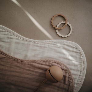 Mushie Spucktuch 2er Set aus Biomusselin