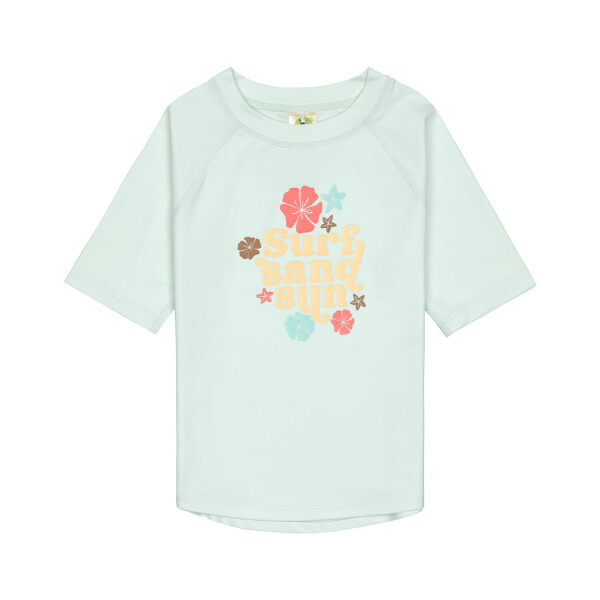 Lässig UV-Shirt Recycelt Kurzarm Blumen