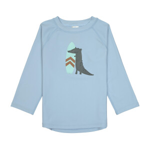 Lässig UV-Shirt Recycelt Langarm Krokodil