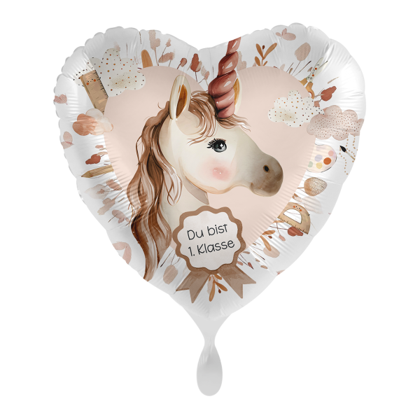 Premioloon Ballon 1. Klasse Einhorn