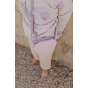 Leevje Kinderhandtasche zum Umhängen lilac heart