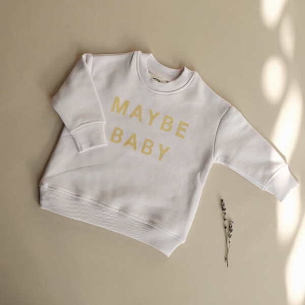 Cosyroots Family Sweatshirt Maybe Baby