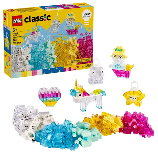LEGO Classic Zauberbox mit durchsichtigen Steinen 11040